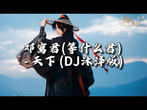 邓寓君(等什么君) - 天下 (DJ沐泽版)『一生有爱何惧风飞沙，悲白发留不住芳华。』