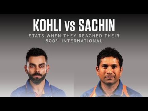 Sachin Tendulkar vs. Virat Kohli | Greatest Cricketer | ￼Cricket | who is best batsman