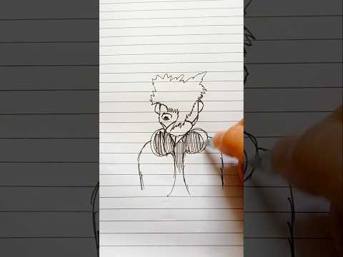 Cool 😎 Anime sketch ✨ tutorial #rap .