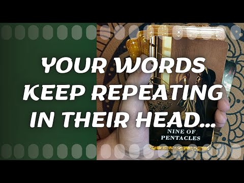 Your WORDS keep REPEATING in their HEAD… 👀 What did you say to IMPACT them so deeply 💭💕