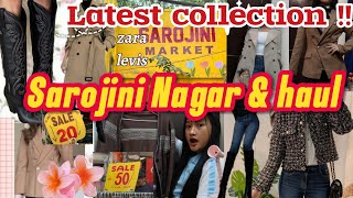 Sarojini latest winter shopping and try on Haul 🌿🩰 #sarojininagar #haul  #fyp