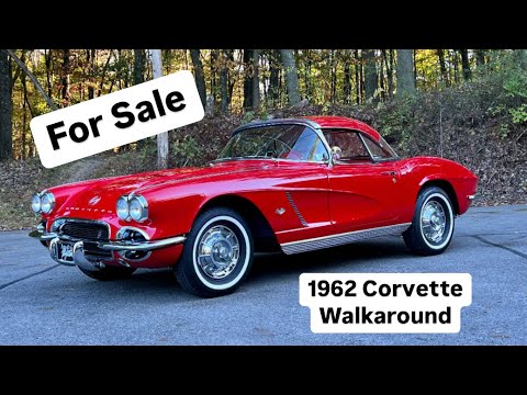 FOR SALE: 1962 Chevrolet Corvette ~ 327/300 ~ 2 Tops ~ Recent Refresh! ~ $84,900