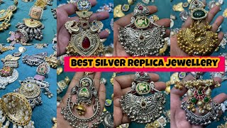 High End Silver Replica Brass Jewellery Wholesale |Jewellery Wholesale Market Chandni Chowk in Delhi