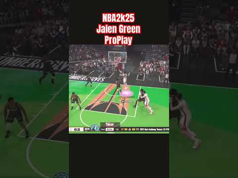 NBA2k25 Jalen Green ProPlay #nba2k25 #nba2kgameplay #jalengreen