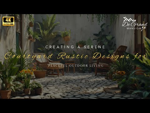 Creating a Serene Courtyard: Rustic Designs for Peaceful Outdoor Living