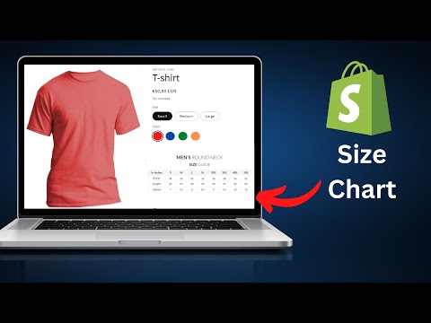 Shopify How to Add a Size Chart (without code or apps)