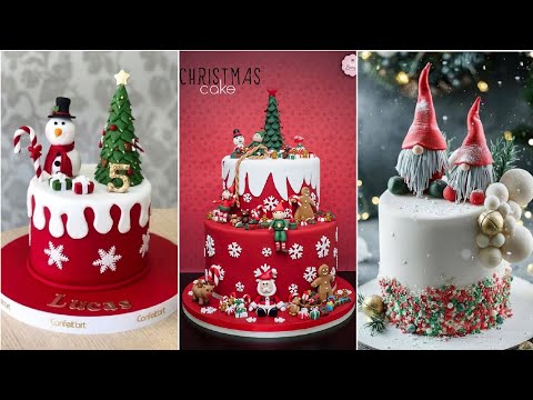 2023! Christmas Cake Ideas/Creative Christmas Cake Designs