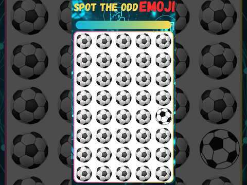 Find Odd Emoji Out | SPORTS BALL 🏉 🥎 Edition | #emojichallenge #viral #trending #shorts