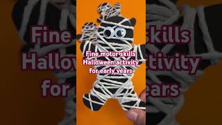 Halloween fine motor skills activity for kids | Early Years Resources #diy #finemotorskills #shorts