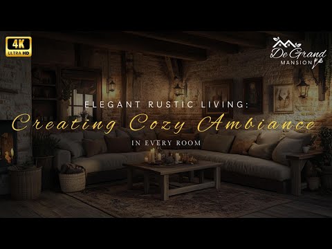 Elegant Rustic Living: Creating Cozy Ambiance in Every Room