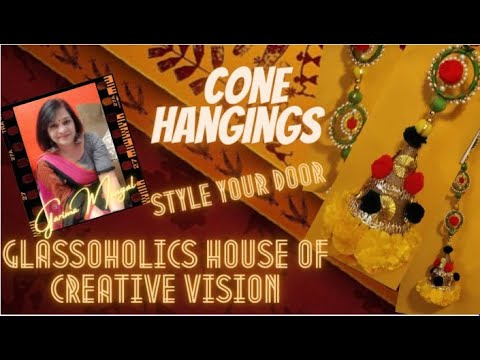 Cone hanging | DIY Door Hanging On Your Home Entrance | Style your door