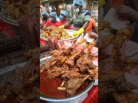 Old Dhaka Street food Mutton leg rost #streetfood #worldstreetfoodltd #youtubeshorts #shorts