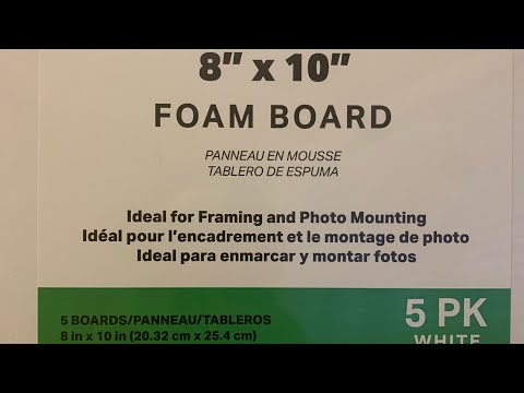 #shorts Alternative to Cutting Foam Board Jumbo Cards