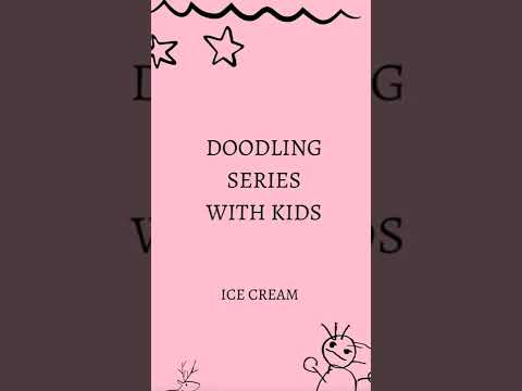 Easy Doodles for Kids | Simple Drawing for Beginners | How to draw a ICE CREAM - Step by Step Guide