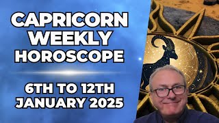 Capricorn Weekly Horoscope 6th - 12th January 2025