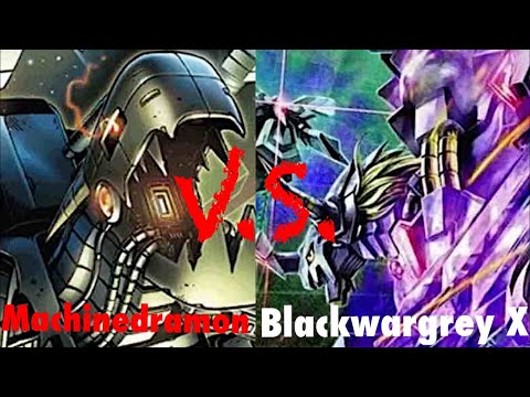 Digimon TCG Machinedramon VS BlackWargreymon X (BT11 Format)