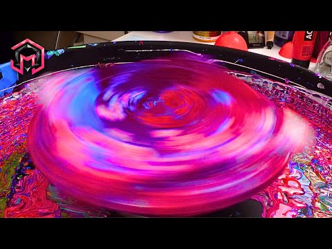 FABULOUS LEFTOVER PAINT - Acrylic Pour Painting at Home