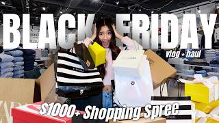 *HUGE* BLACK FRIDAY SHOPPING VLOG + HAUL 2024!