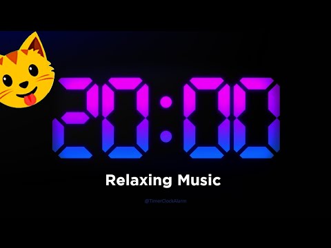 Timer 20 minute with Relaxing Ambient Music