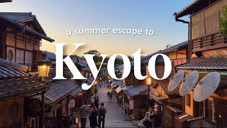 Kyoto in summer | Japan Travel Vlog | 4-day itinerary