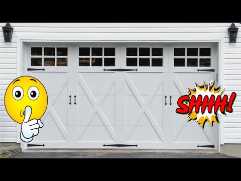 DIY How to make your Garage Door Quiet