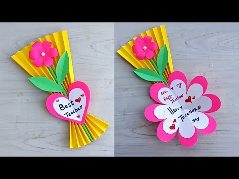 DIY - Happy Teacher’s Day Card | Handmade Card For Teacher’s Day | Teacher’s Day Greetings Card