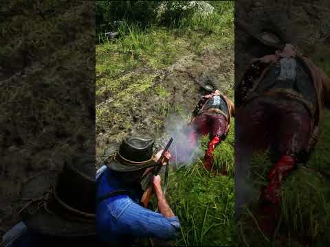 Art of the Gun and Hatchet in Red Dead Redemption 2   #shorts #gaming