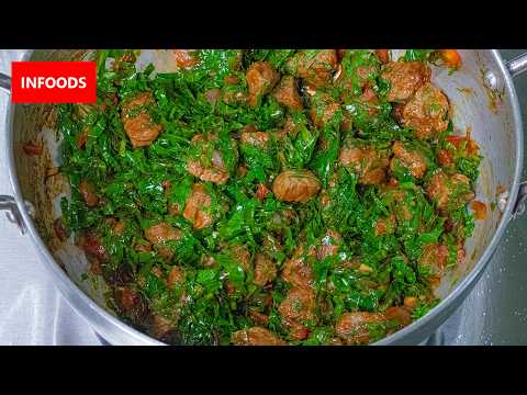 🇰🇪 Kenyan Sukuma Wiki and Beef Recipe | How to Cook Beef and Sukuma Wiki | Kenyan Recipes | Infoods