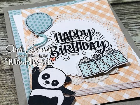 Craft With Me: Party Pandas Birthday Card Tutorial