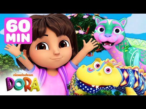 Dora and Boots Meet Magical Creatures! & More Brand New Full Episodes #2 | 1 Hour | Dora & Friends