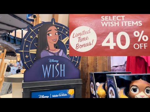 Disney Wish Merchandise is Now Discounted