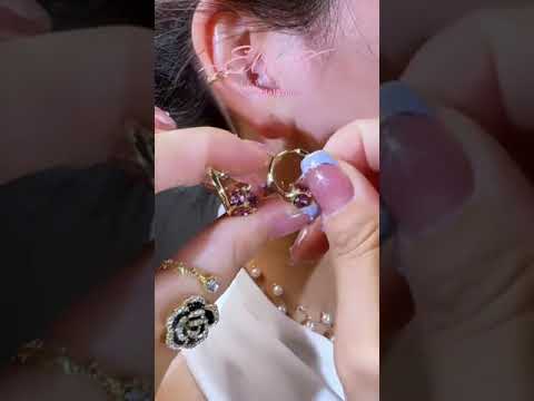 Beautiful Stunning😍 Elegant Earrings  ❤ | Share and like them |#shortsvideo