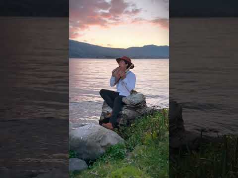 La Barca - Panflute Quena #livemusic #relax #soul #sunset #sad #ecuador #nature #mountain #lake