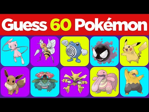 Guess the Pokémon: Poké60 Edition