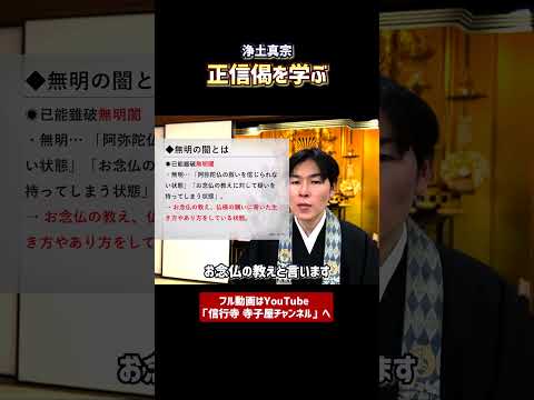 【正信偈を学ぶ】第48回_無明の闇が破られる②　#仏教 #浄土真宗本願寺派 #お寺 #法話 #癒し #リラックス #勉強 #教養