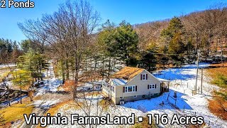 Virginia Farms For Sale | $645k | Virginia Land For Sale | Pasture Land | 2- Ponds| Forests| Ranches