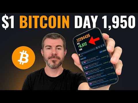 Investing $1 Bitcoin DAY 1,950