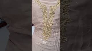 Handwork suit with brasso dupatta #unstichsuit #kaftan #handwork #partywearsuit