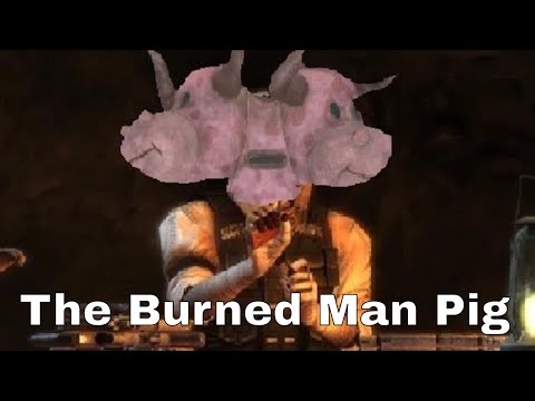 The Burned Man Pig