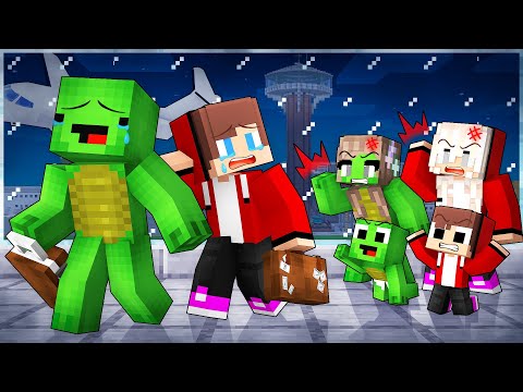 Why were JJ and Mikey KICKED OUT by their Families in Minecraft? - Maizen