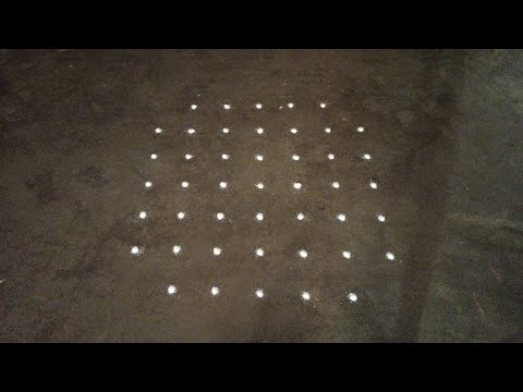 7 x 5 dots simple beginners kutti sikku kolam | easy kambi kolam | SathyaSelva Arts