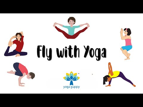 Yoga for Balance & Flexibility | Easy Poses for Kids | Birds Fun Facts | The Yoga Guppy Asana Series