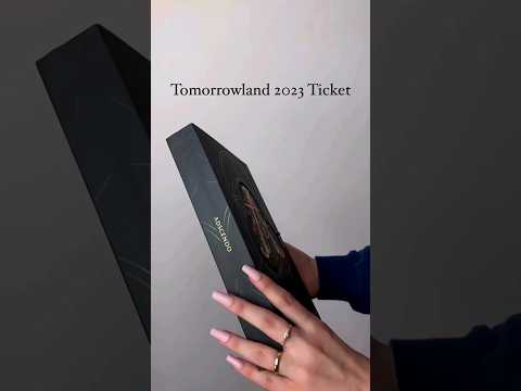 Tomorrowland 2023 Ticket Unboxing