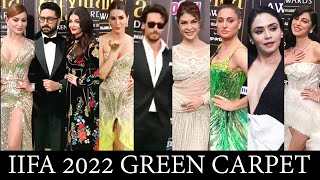 IIFA 2022 Awards GREEN CARPET | Aishwarya Rai, Tiger Shroff, Jacqueline Fernandez & Other Celebs