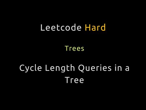 Cycle Length Queries in a Tree - Python