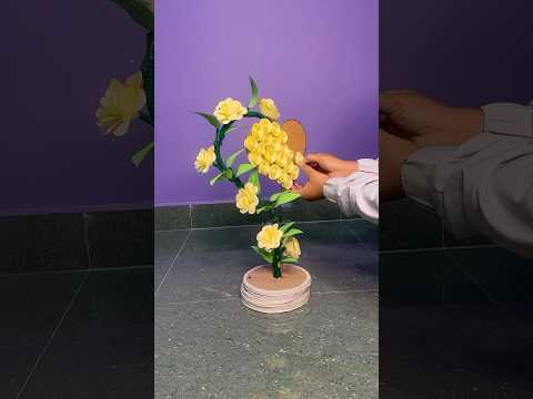 Flower Decorative Piece Craft #short #youtubeshort #reel #viral #trending #diycrafts #floraldecor