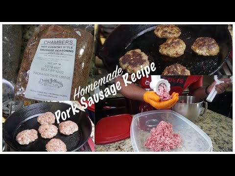 How To Make HomeMade Pork Sausage | Breakfast Sausage Patties | Homemade Recipes