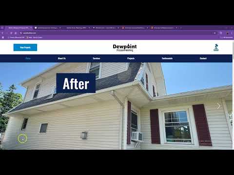 Website Analysis Video for Dewpoint Pressure Washing