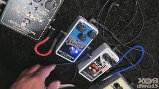 Electro Harmonix Octavix (Octave Fuzz) Pedal Demo at Namm 2015