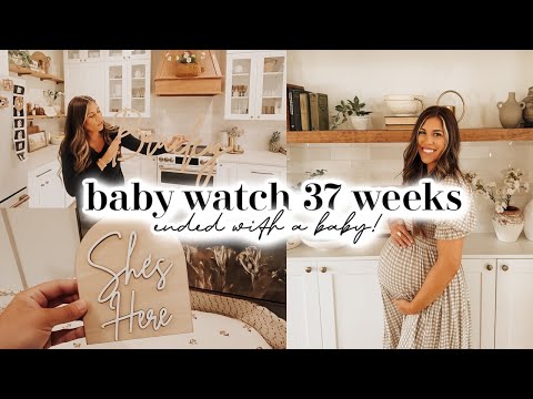 BABY WATCH VLOG 37 WEEKS | this week ended with a baby!